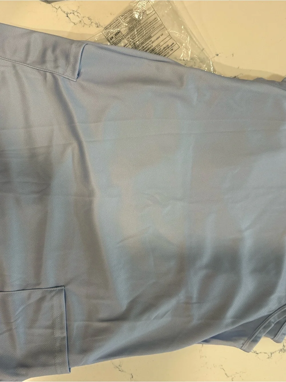 Light Blue Women's Athletic Dress & Shorts Set